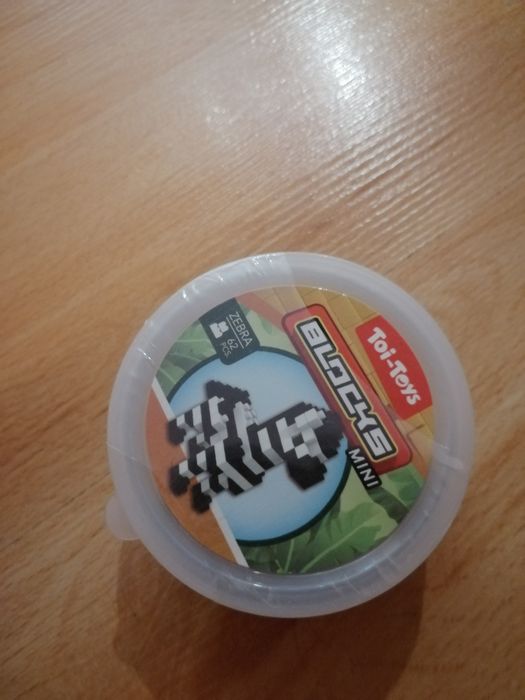 Nowe mini klocki Toi-Toys zebra, jak lego