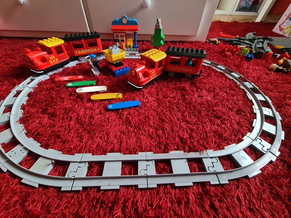 Lego duplo pociagi 2 lokomotywy