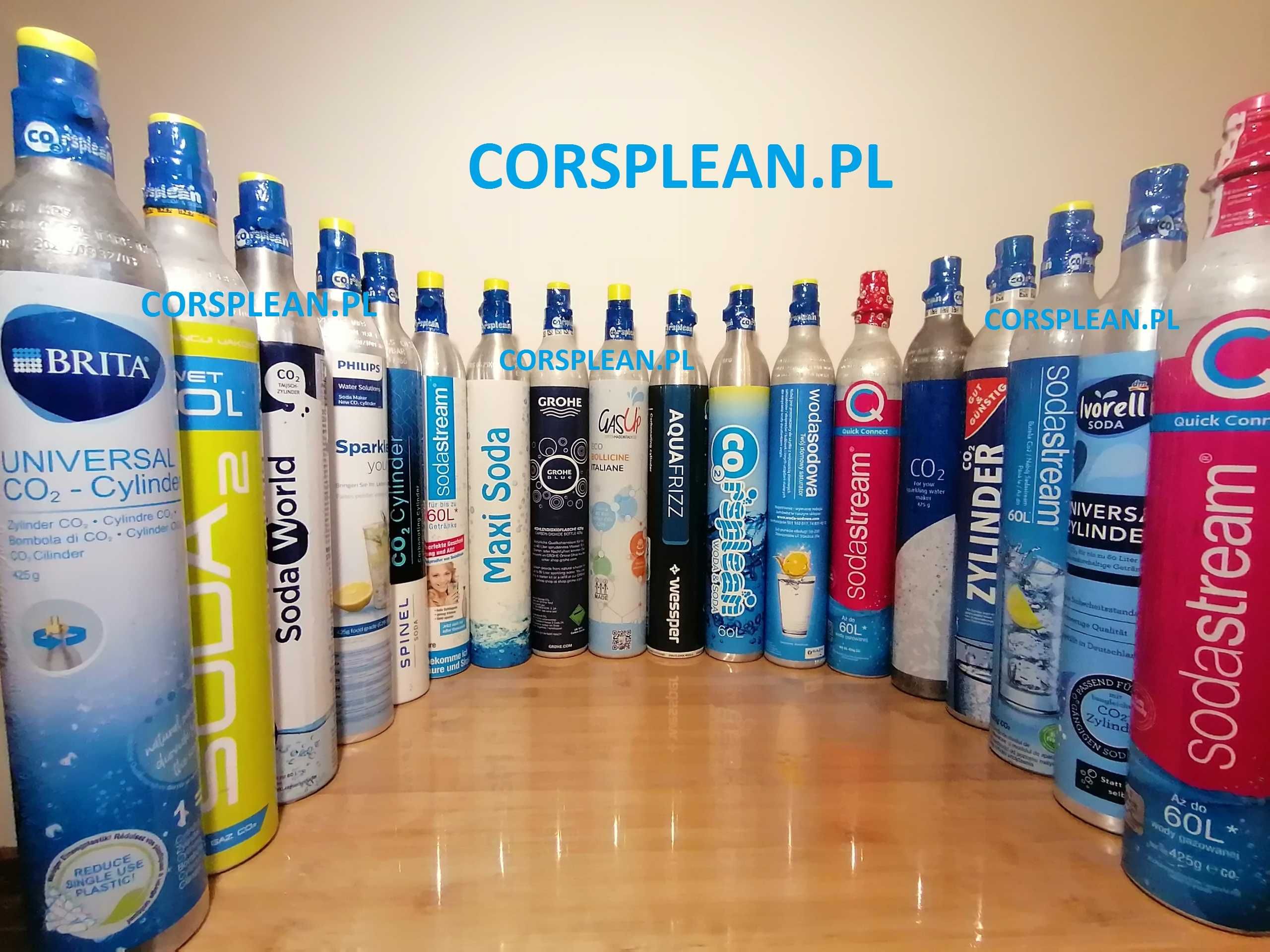 ŚWIEBODZIN Butla od RĘKI nabój CO2 do m.in. Brita Sodastream Philips