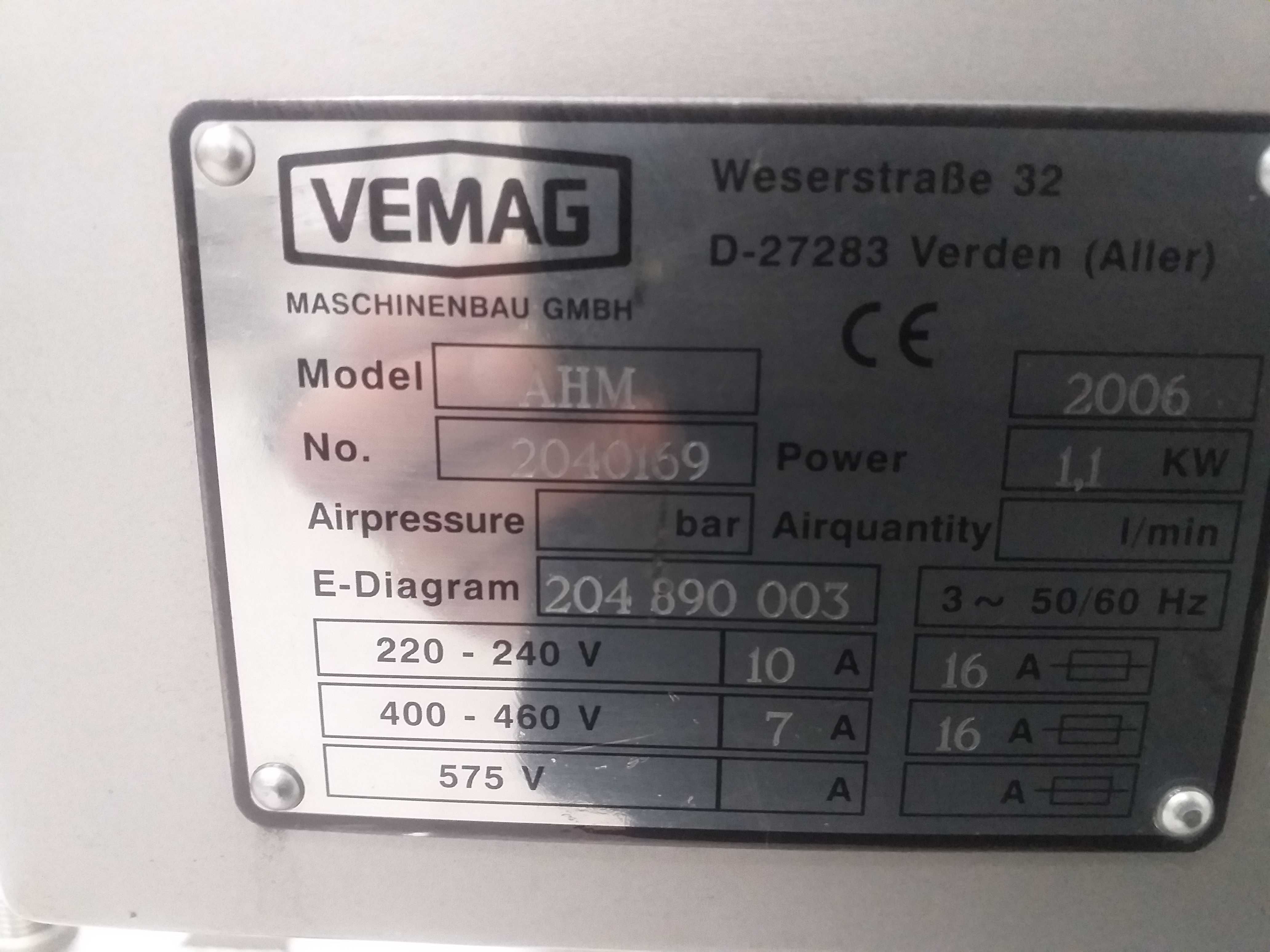 Odwieszarka Vemag AHM