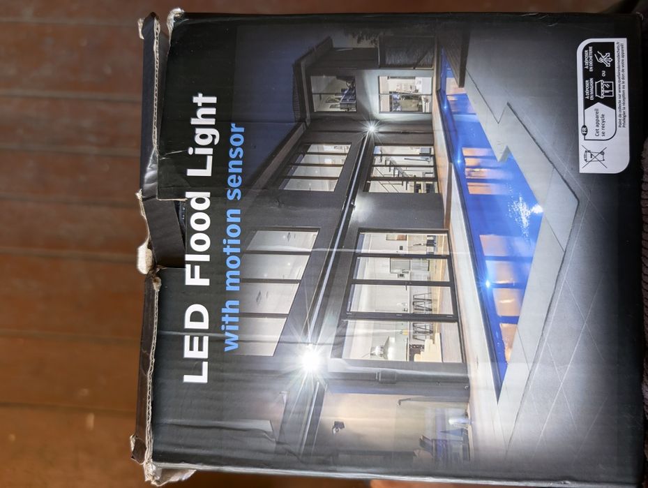 MEIKEE FLB060 Reflektor LED 60W Z Czujnikiem Ruchu IP66 6500K