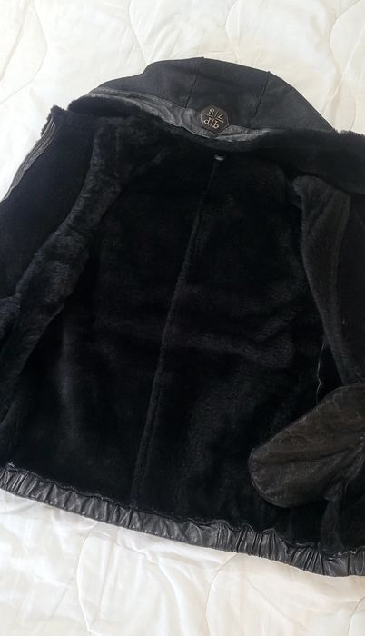 Бомбер дубленка итальянская цигейка натуральная