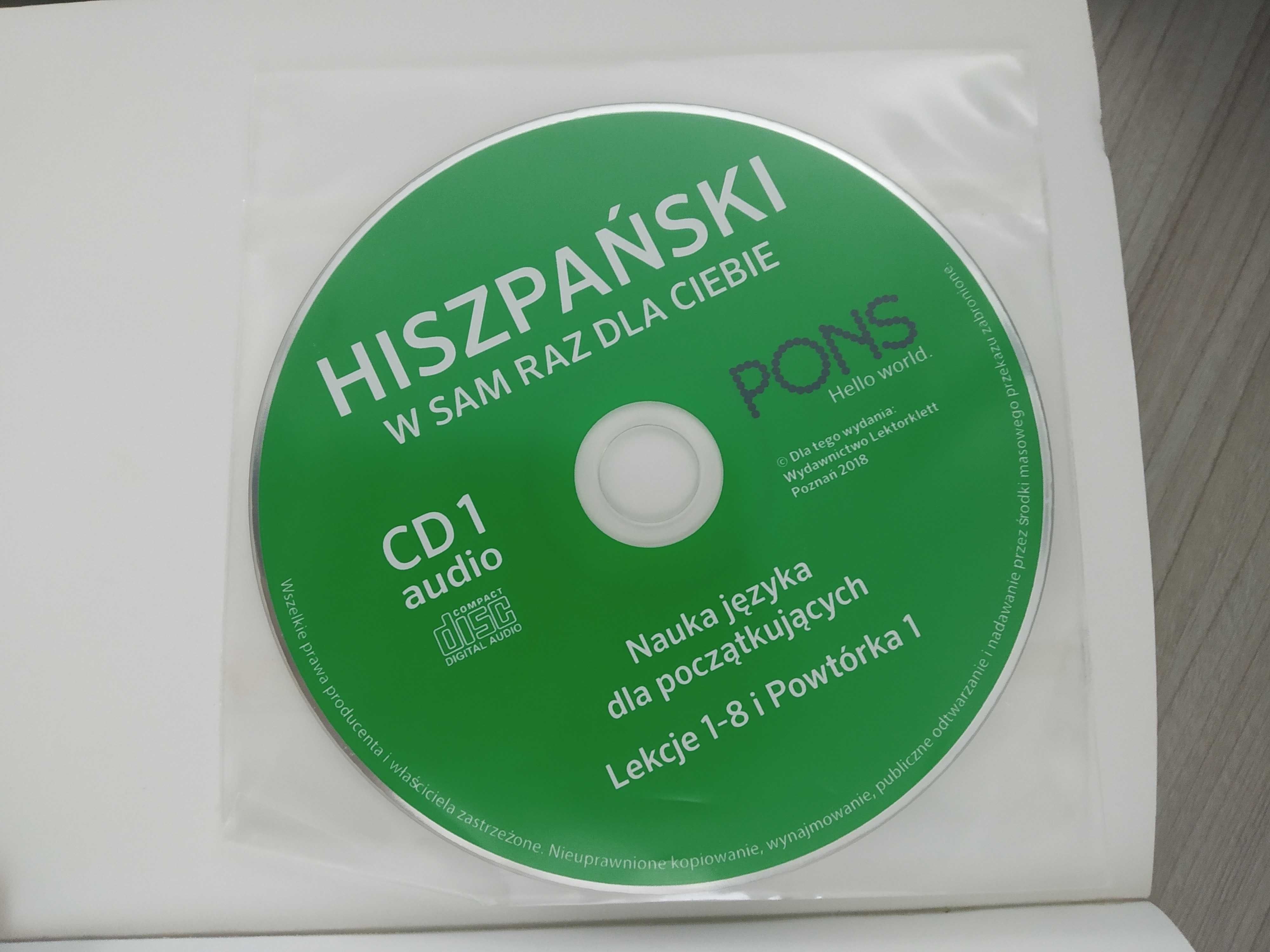 "Hiszpański w sam raz dla Ciebie" na poziome A1-A2