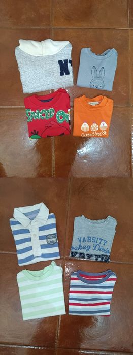 Roupa menino 9-12 meses 34 peças Negociável