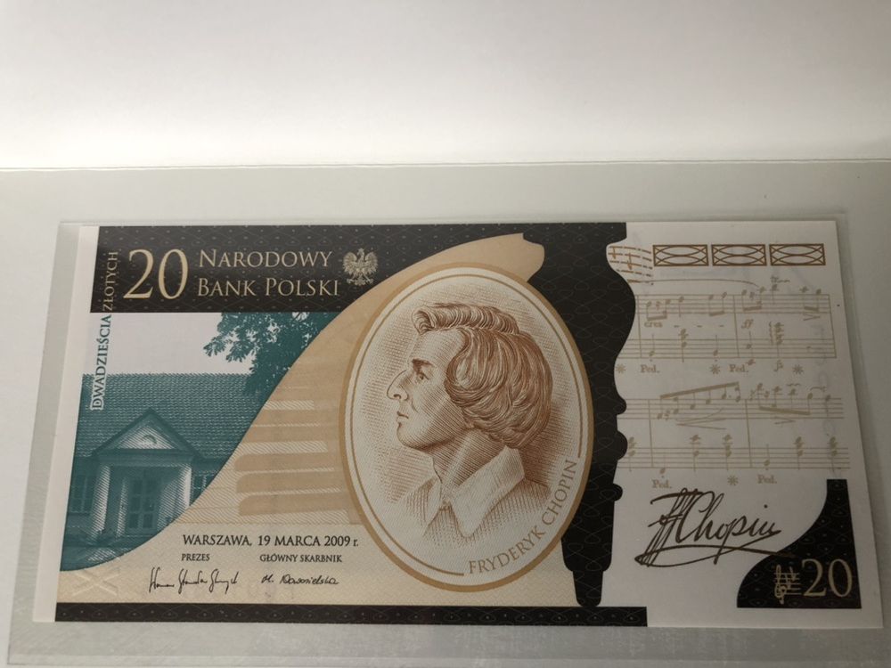 Banknot kolekcjonerski Fryderyk Chopin