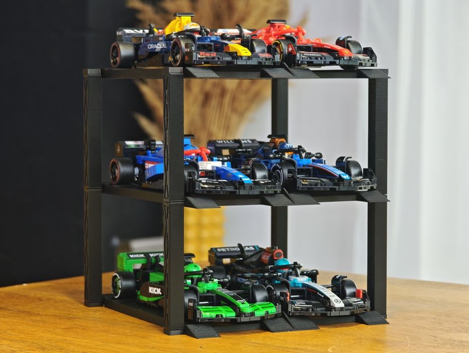 Garaż na 6 Formuł 1 LEGO Speed Champions