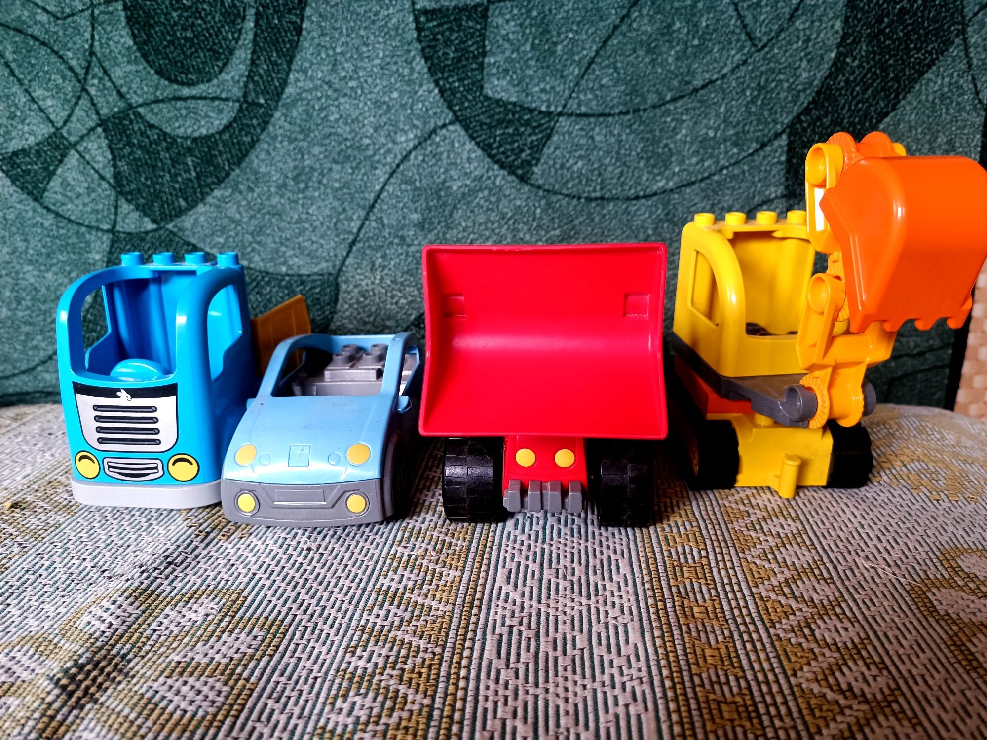 Лего дупло Duplo машинка вантажівка кран трактор кран