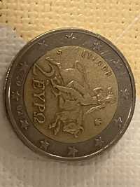 Moeda 2 euros Grécia 2002 (s na estrela)
