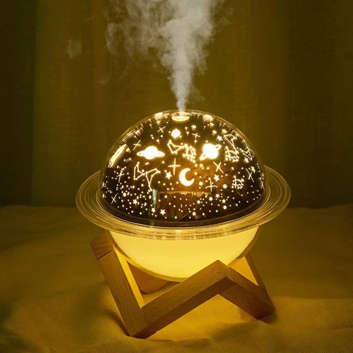 Зволожувач повітря проектор Зоряне небо/ сатурн/ Настільний світильник