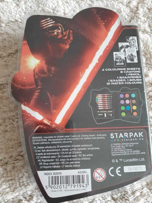 Nowy zestaw artystyczny Star Wars Wyprzedaż !! Wysyłka w 24h
