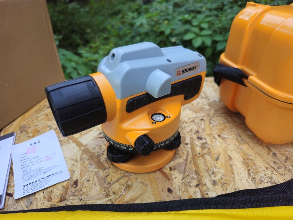 Оптичний Нівелір Sndway sw-32 + Професійна Рейка ProLevel 3м з рівнем