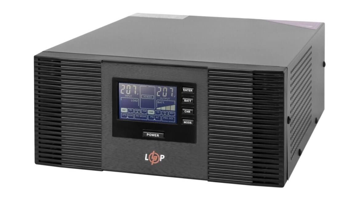 ДБЖ з правильною синусоїдою 12V LPM-PSW-1500VA (1050Вт)