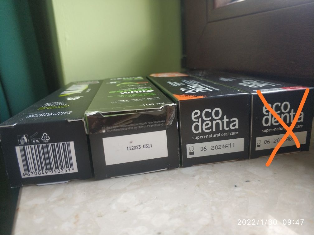 Pasta black orange whitening ecodenta nature