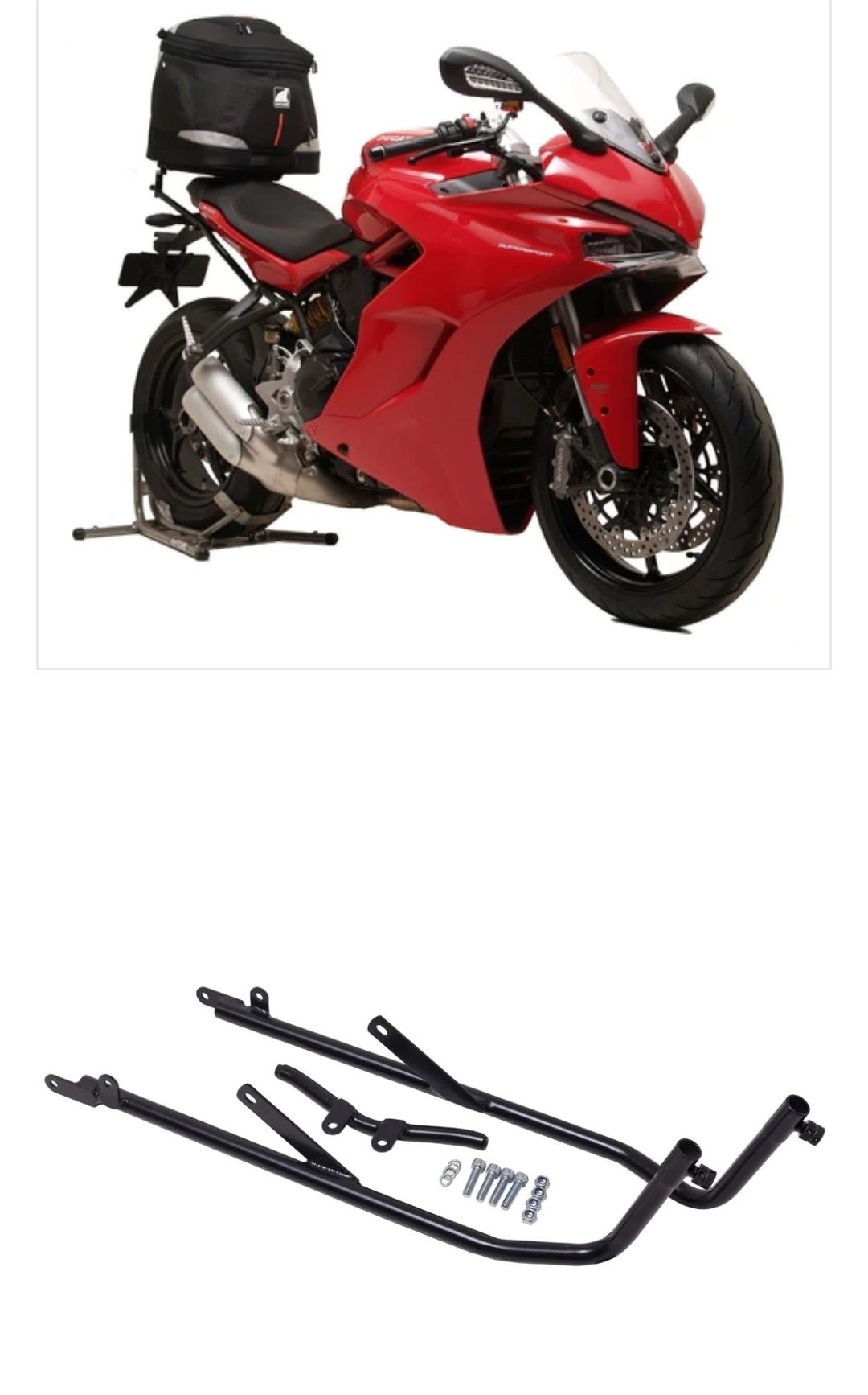 Suporte top case para Ducati supersport