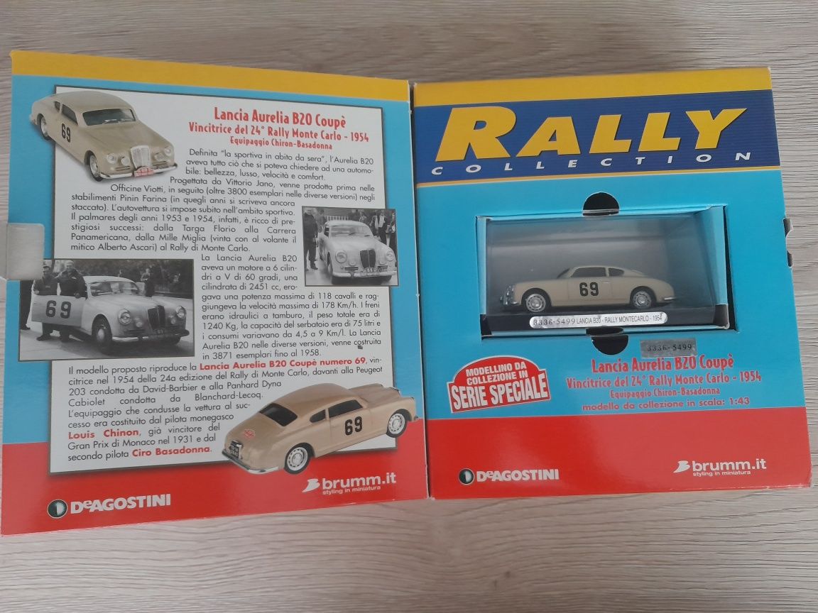 Lancia Aurelia B20 Coupe Rally 1/43 Brumm