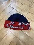Шапка New era в’язана beanie hat з логотипом маскота cleveland indians