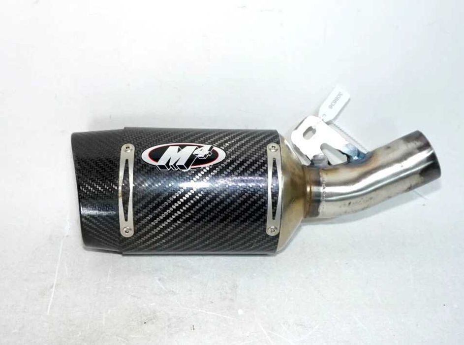 Карбоновый выхлоп глушитель труба прямоток M4 Kawasaki Ninja ZX-6R 636