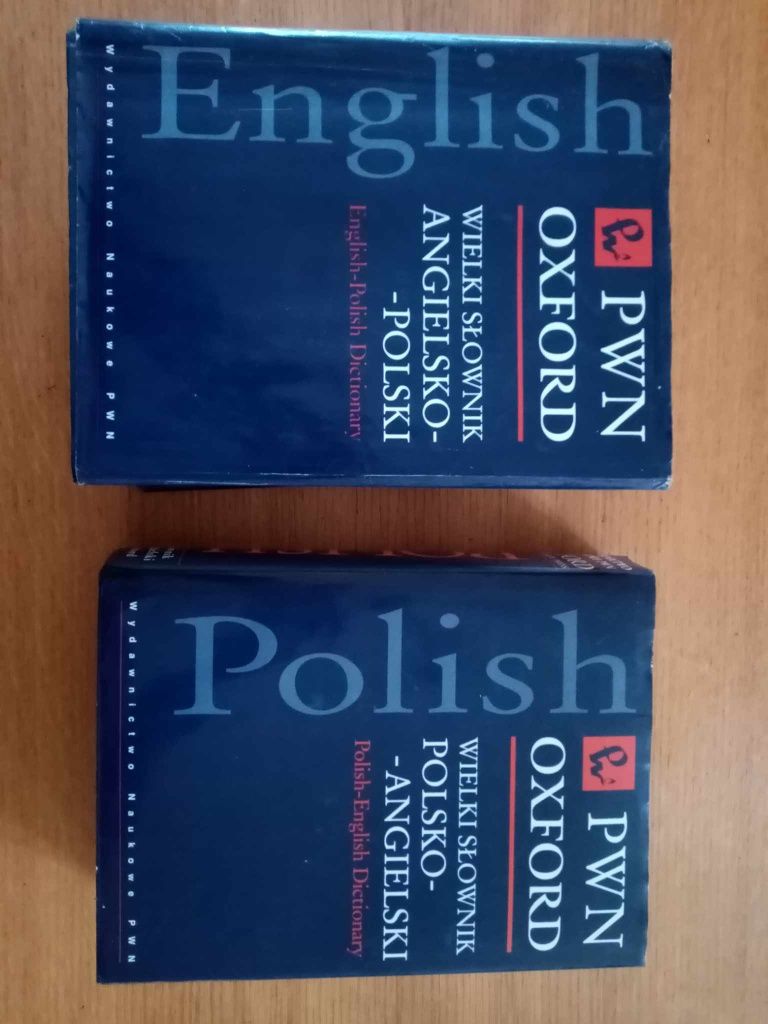 Słowniki PWN Oxford polsko angielski i angielsko polski
