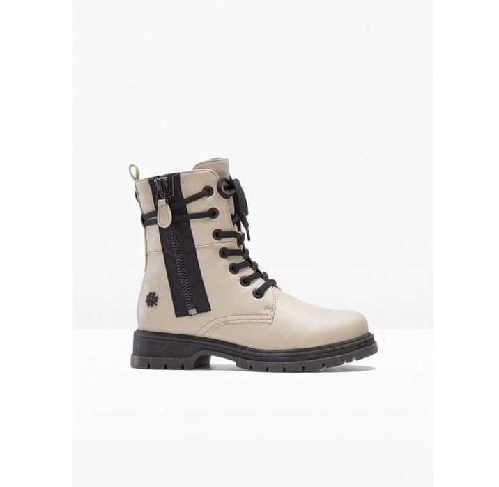 Glany Marco Tozzi nowe beżowe r. 41 damskie czarna podeszwa