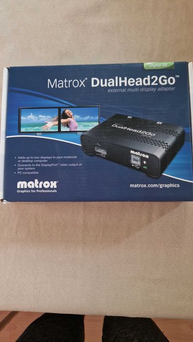 Nowy Matrox DualHead2Go D2G-DP2D-IF KFV91971