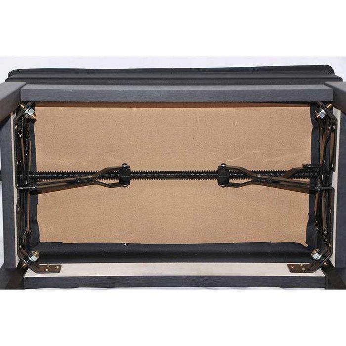 Ława do pianina / fortepianu BA-212-BK - czarna, regulowana