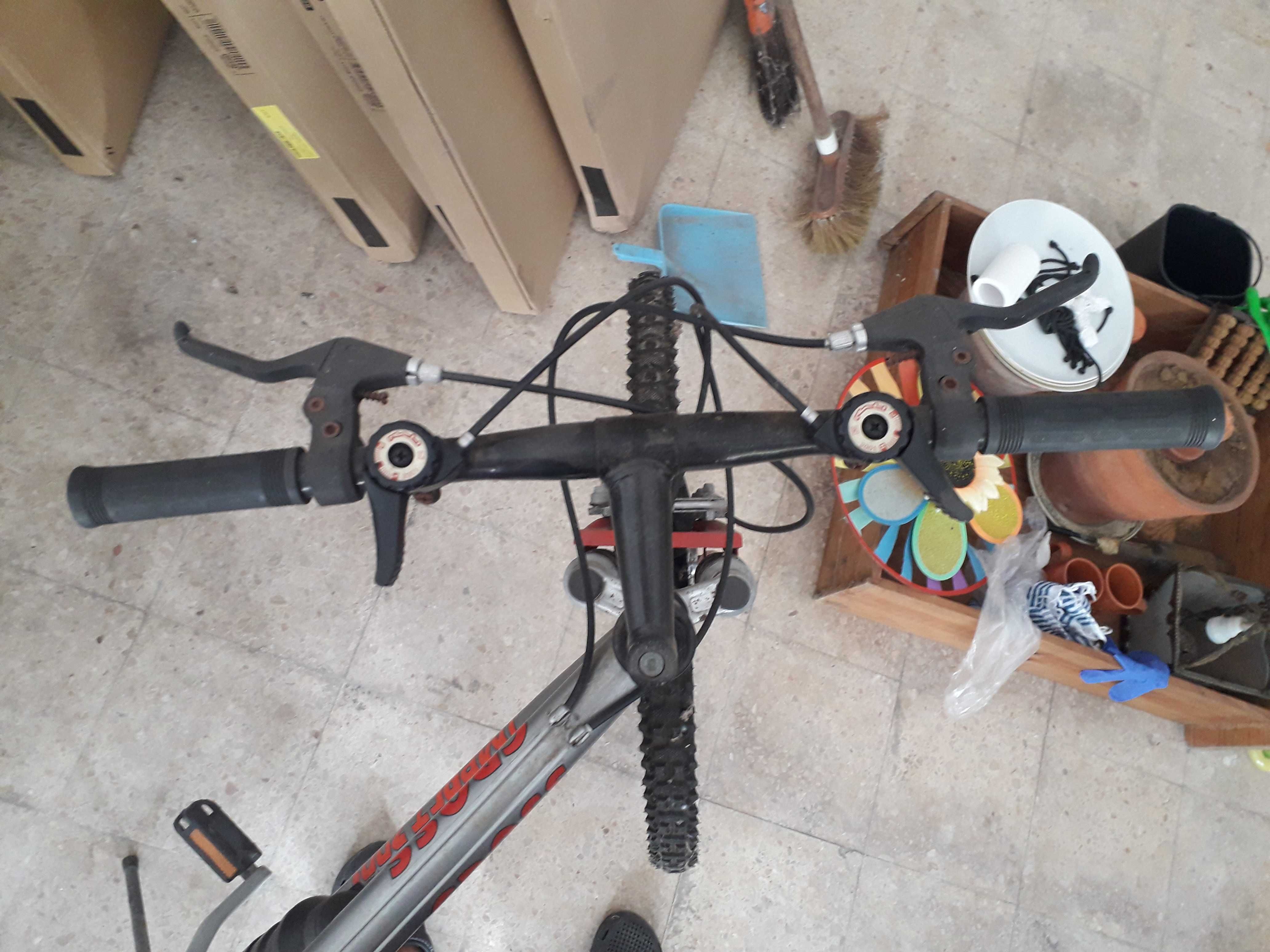 Bicicleta CINZA inteira - ou peças