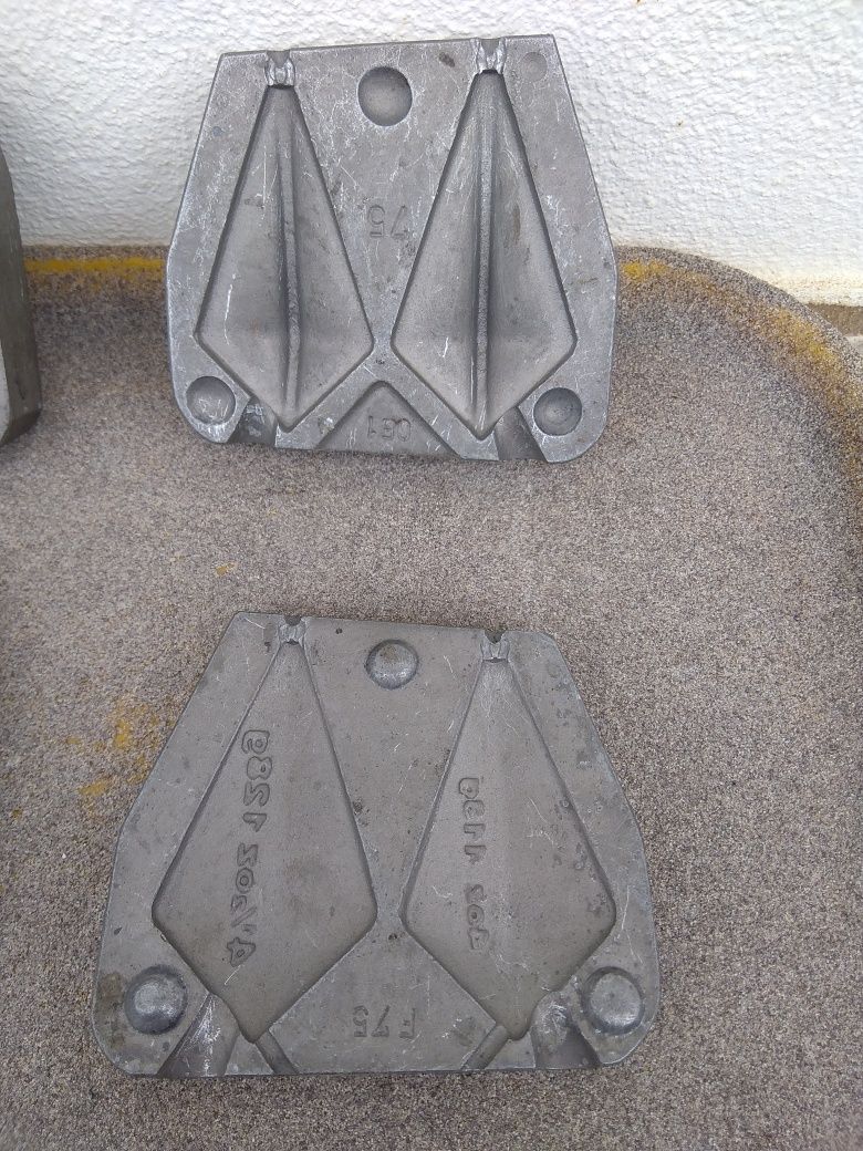 Moldes  chumbadas
