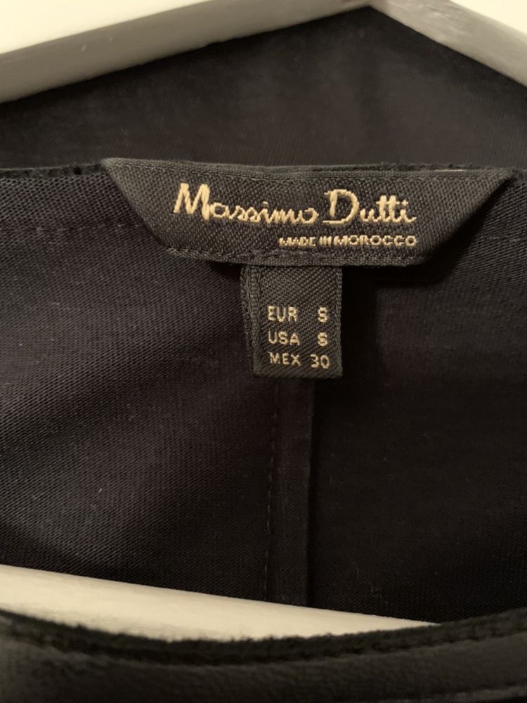 Sukienka Massimo Dutti, czarna, duże S