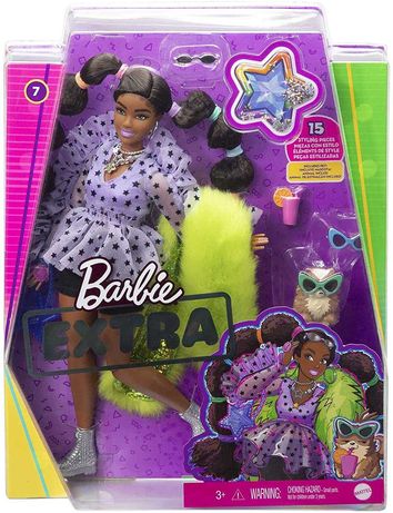 Кукла Барби Модница Экстра 7 Barbie Extra Shrug Pet Pomeranian 2 шт.