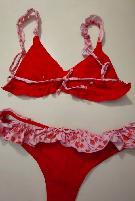 Bikini Brasileiro Vermelho Novo