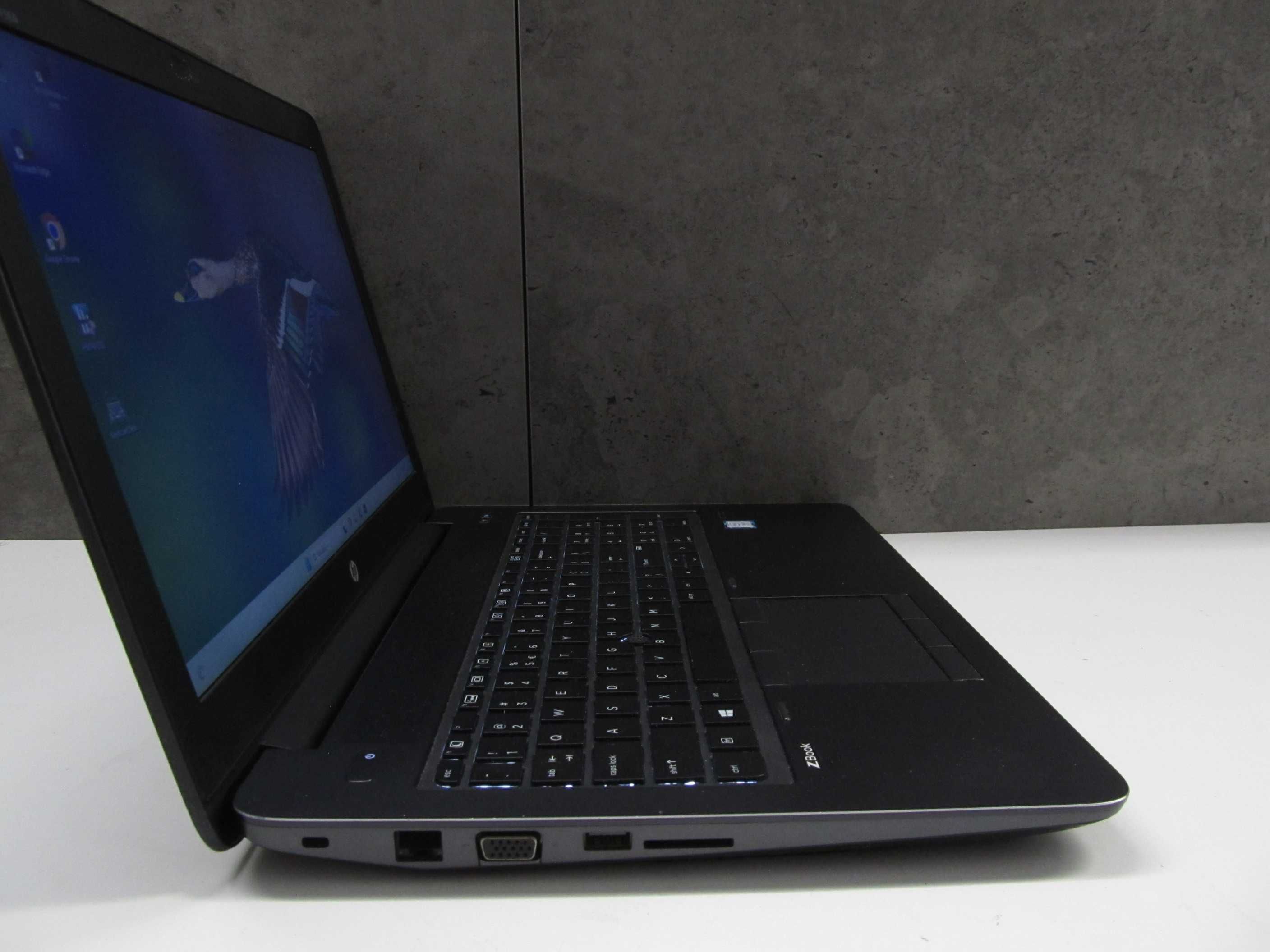 Laptop HP Zbook 15 G4 i7 7700HQ ram 32GB dysk 512SSD NVIDIA QUADRO FHD