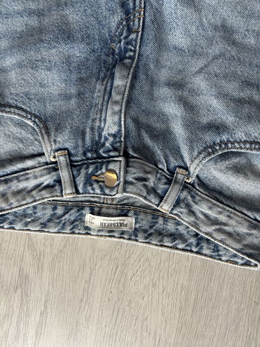 Jeansy dzwony wysoki stan 36