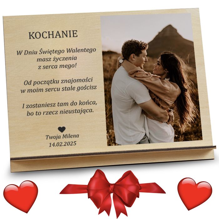 RAMKA prezent na walentynki rocznice  dla męża żony chłopaka