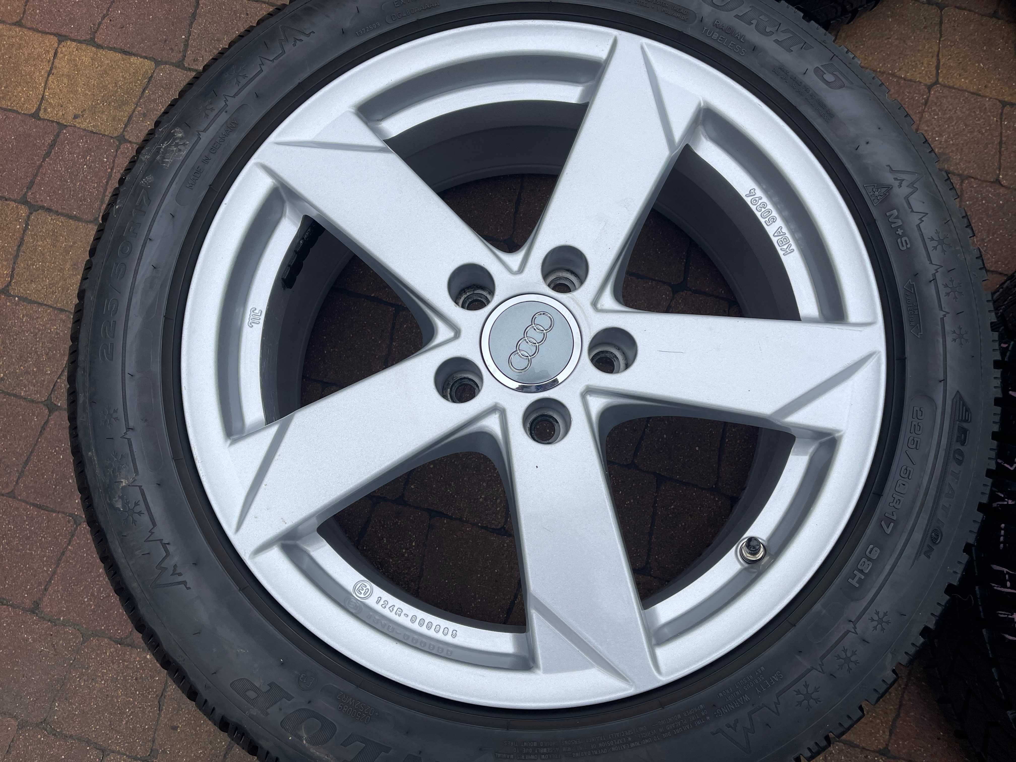 3744. Alufelgi 17" Audi A4 B8 B9 A6 TT A3 8P 8V 8Y 7.5J ET38 5x112