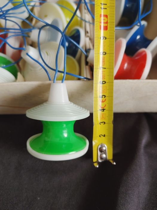 Lampki choinkowe światełka na choinkę PRL ZSRR retro vintage