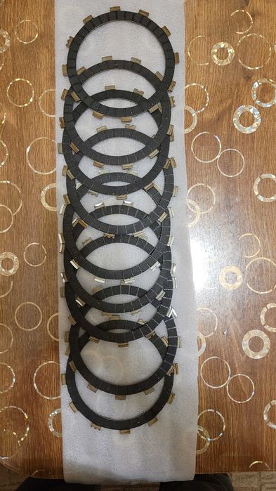 Фрикційні диски счеплення Yamaha wr;yz450f 2003-2009рік 9шт комплект.