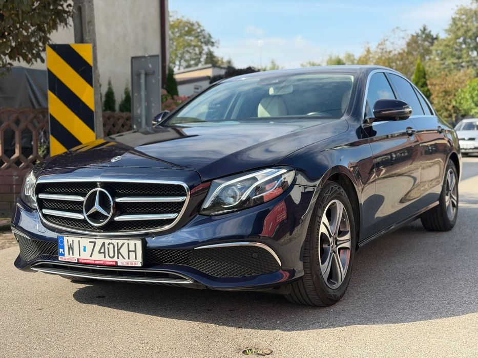 Mercedes-Benz Klasa E 1WŁ ASO Salon PL FV23% Martwe Pole Kamera 360 Skóra Pamięci CarPlay An