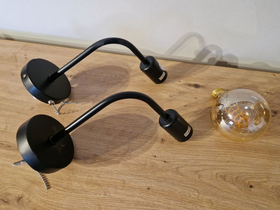 Lampy kinkiety wiszące włącznik łańcuszkowy