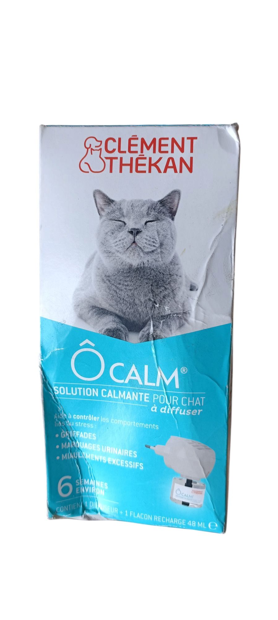 Ôcalm Roztwór Uspokajający dla Kotów Refill 48 ml dyfuzor