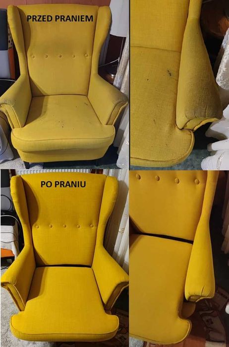 Pranie tapicerki meblowej, samochodowej, kanap, materacy, dywanów