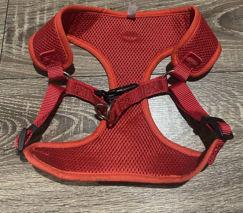 szelki dla psa nobby czerwone norweskie odblaskowe