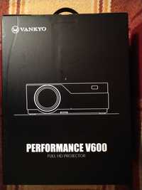 Проектор VANKYO Performance V600 LED 300 ANSI lumen з екраном.