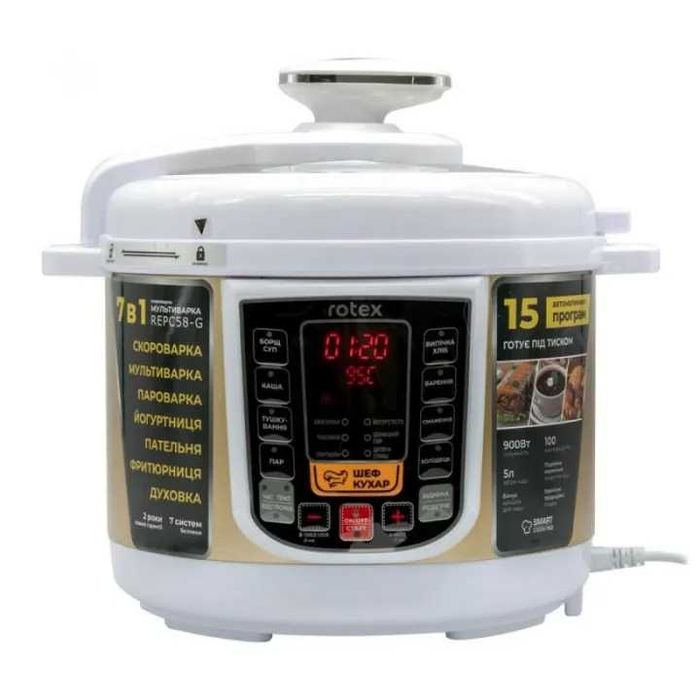 Мультиварка-скороварка ROTEX REPC58-G