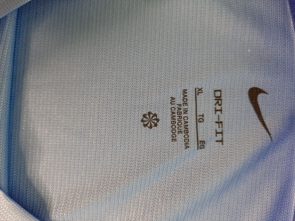 Оригінальна чоловіча футболка NIKE DRI-FIT RAFA CHALLENGER LIGHT BLUE