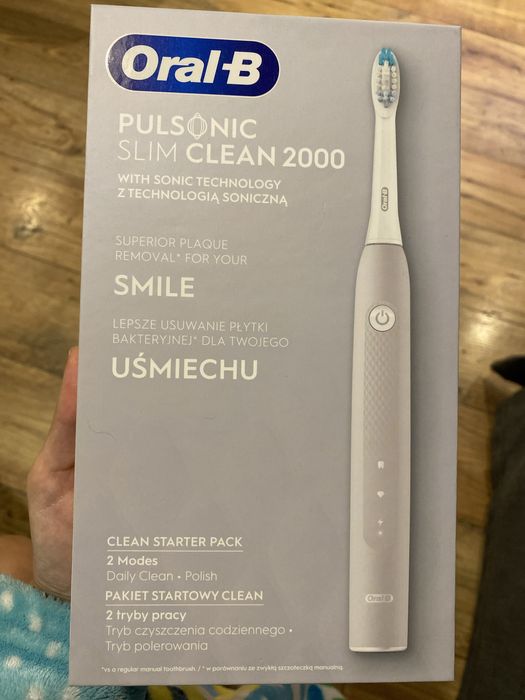 Nowa Szczoteczka soniczna oral-b pulsonic clean 2000