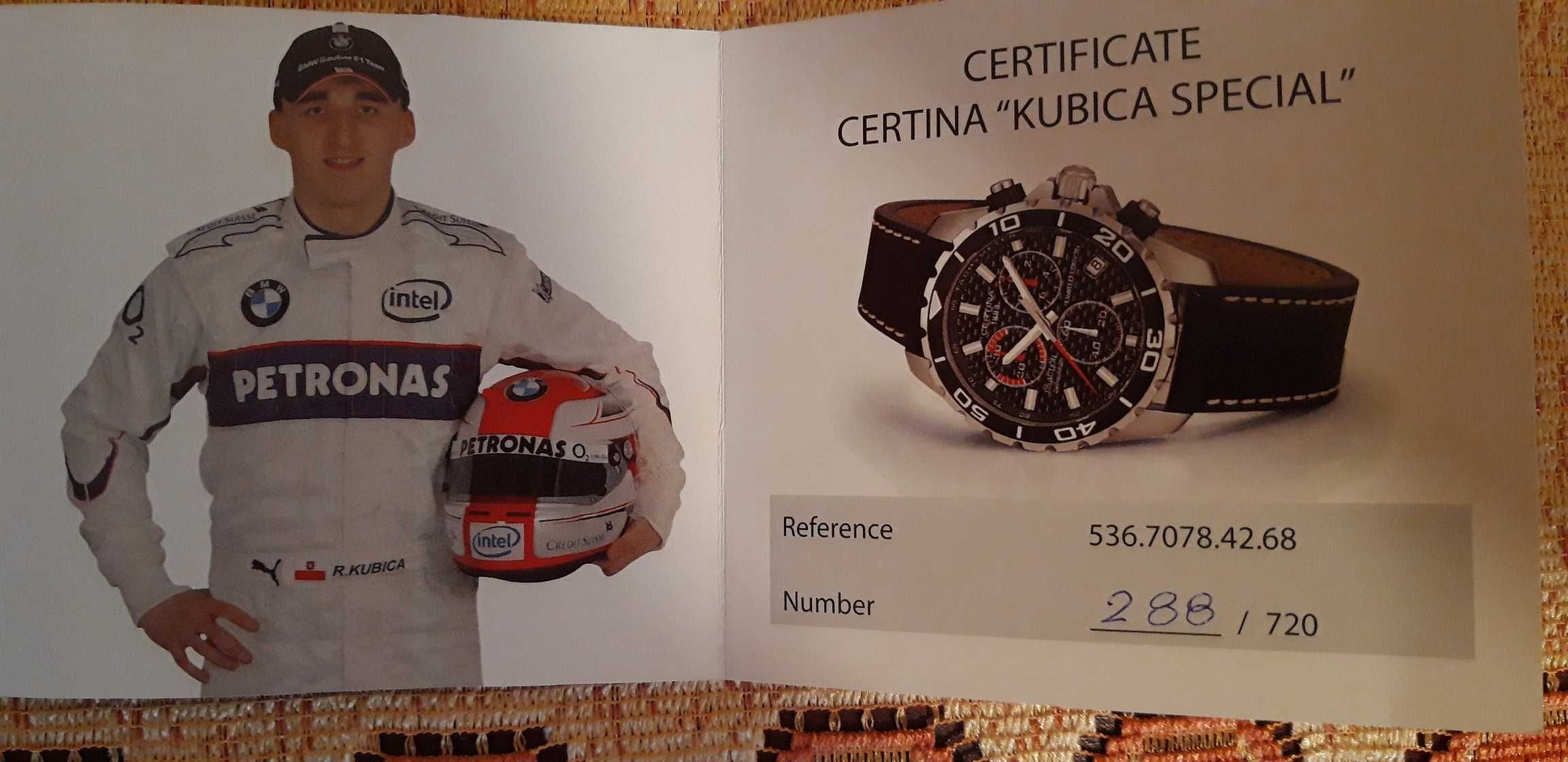 Zegarek Certina DS Robert Kubica Nowy