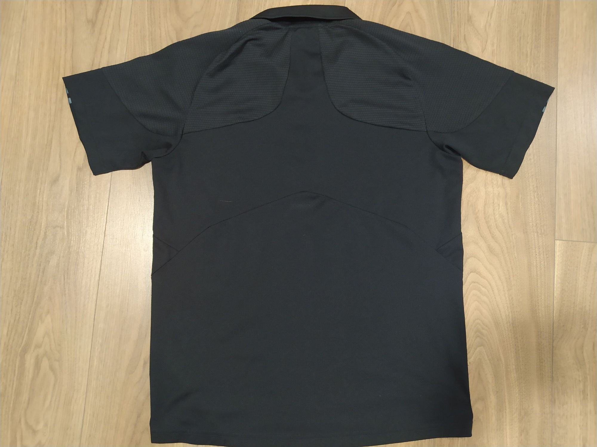 T-Shirt sportowy Adidas polo czarny