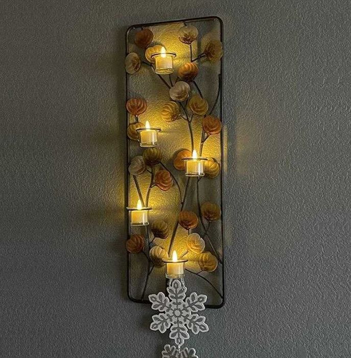 12 светодиодных чайных свечей с функцией подзарядки