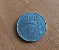 10 крон Исландия 1987 года