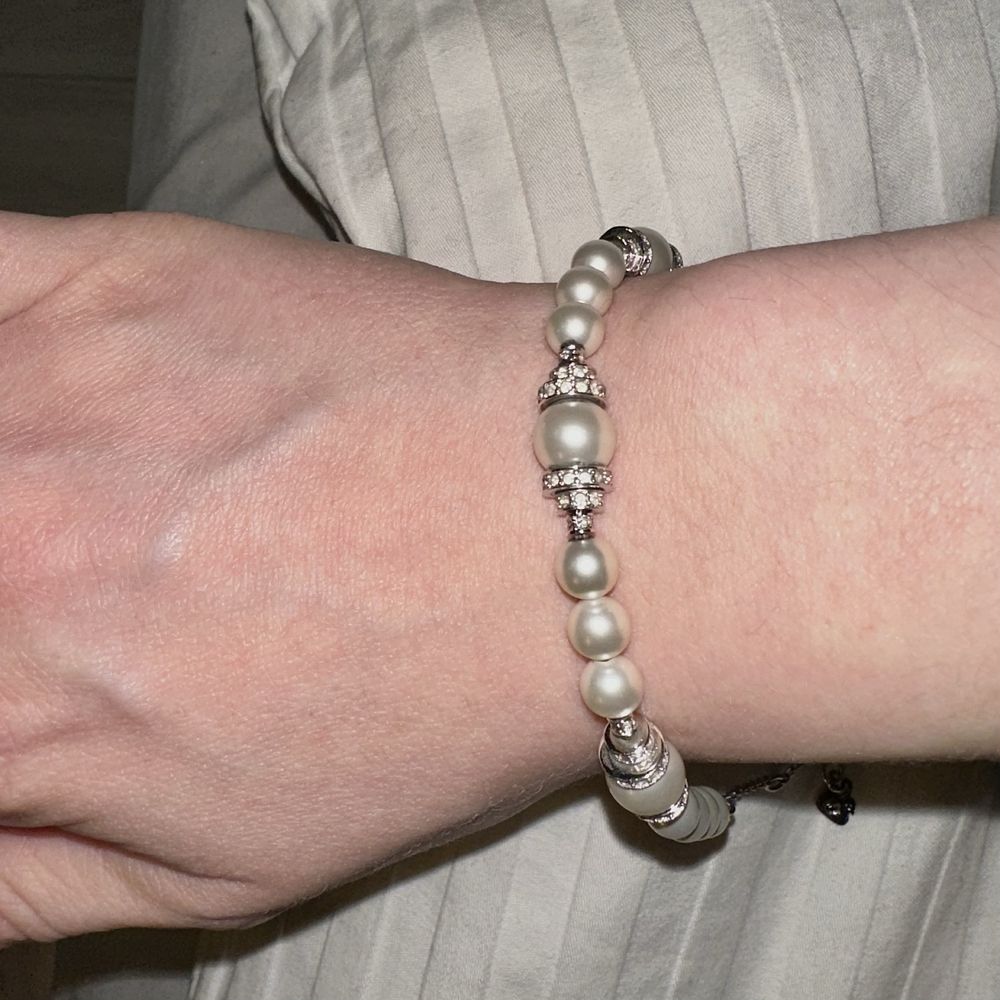 Браслет Swarovski із жемчугом